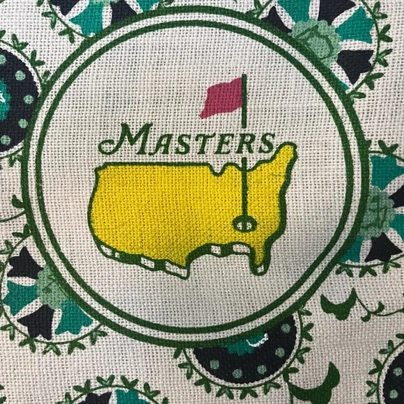 Masters Tote with Yellow and Green Design - Picture 2 of 11